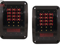 Stopuri Full LED JEEP Wrangler JK (2007-2017) Fumuriu- livrare gratuita