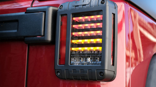 Stopuri Full LED Jeep Wrangler / Rubicon JK (2007-2017)
