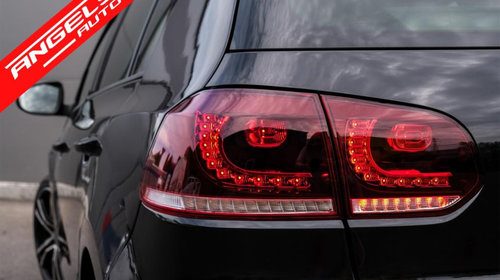 Stopuri FULL LED VW Golf 6 2008+ R20 Design Semnal Secvential Dinamic