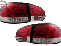 Stopuri Full LED VW Golf 6 VI (2008-2013) Rosu Clar- livrare gratuita