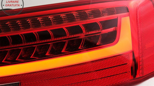 Stopuri LED Audi A5 8T Coupe Cabrio Sportback (2007-2011) Semnal Secvential Dinami- livrare gratuita