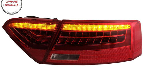Stopuri LED Audi A5 8T Facelift (2012-2016) Semnal Secvential Dinamic- livrare gratuita