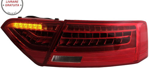 Stopuri LED Audi A5 8T Facelift (2012-2016) Semnal Secvential Dinamic- livrare gratuita