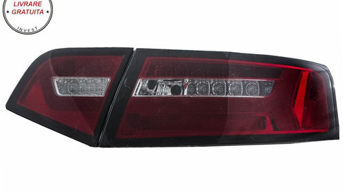 Stopuri LED Audi A6 4F2 C6 Sedan (2008-2011) Facelift Design Semnalizare Secventia- livrare gratuita