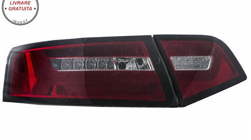 Stopuri LED Audi A6 4F2 C6 Sedan (2008-2011) Facelift Design Semnalizare Secventia- livrare gratuita