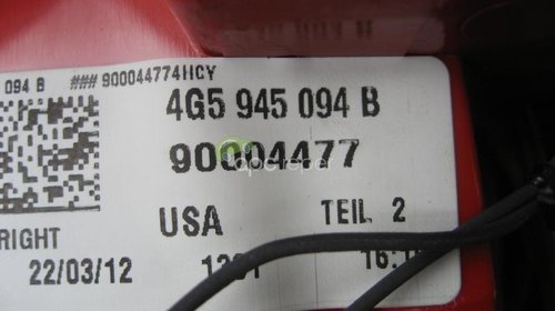 Stopuri Led Audi A6 4G 2011 - 2014 model USA ( America)