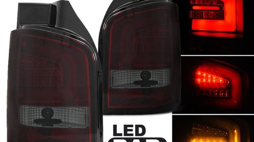 Stopuri LED BAR VW T5 04.10-15 Rosu/Fumuriu