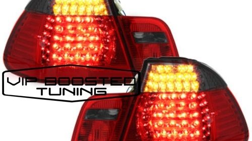 Stopuri LED BMW Seria 3 E46 SEDAN (1998-2001) Rosu/Fumuriu 4 Usi