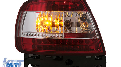 Stopuri LED compatibil cu Audi A4 B5 8D (1994-2000) Limousine Rosu Clar