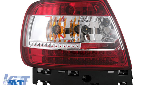 Stopuri LED compatibil cu Audi A4 B5 8D (1994-2000) Limousine Rosu Clar