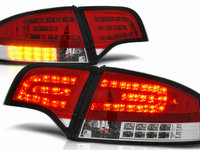 Stopuri LED compatibil cu Audi A4 B7 Avant 8ED (11.2004-03.2008) Rosu Clar Tuning Audi A4 B7 2004 2005 2006 2007 2008 TLAUA4B7RC