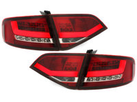 Stopuri LED compatibil cu Audi A4 B8 8K Sedan (2007-2010) Rosu Clar