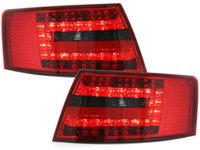 Stopuri LED compatibil cu AUDI A6 4F Limousine 04-08 Semnal LED rosu/fumuriu - RA19ELRS