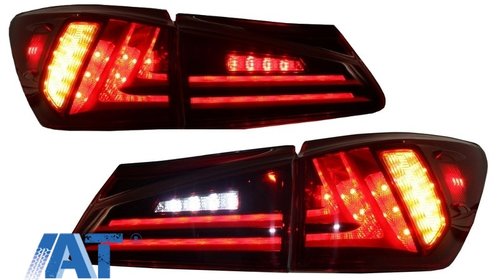 Stopuri LED compatibil cu LEXUS IS XE20 (2005-2012) Light Bar Facelift New XE30 Design Rosu Clar