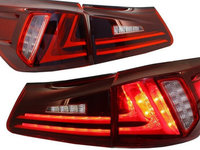 Stopuri LED compatibil cu LEXUS IS XE20 (2005-2012) Light Bar Facelift New XE30 Design Rosu Clar TLLXISXE20RC SAN38738