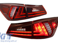 Stopuri LED compatibil cu LEXUS IS XE20 (2006-2012) Light Bar Facelift New XE30 Design Rosu Clar