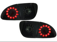 Stopuri LED compatibil cu SEAT Leon 99-05_ negru / fum