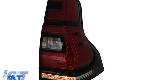 Stopuri LED compatibil cu Toyota Land Cruiser FJ150 Prado (2010-2018) LED Light Bar (2018+) Design