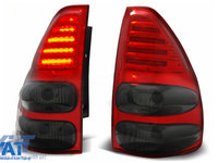 Stopuri LED compatibil cu Toyota Land Cruiser FJ120 (2003-2008) Rosu/ Fumuriu