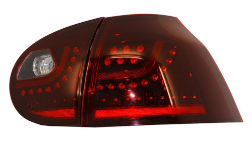 Stopuri LED compatibil cu VW Golf V 5 (2004-2009) Rosu Inchis TLVWG5R