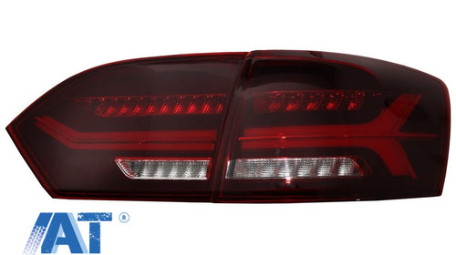 Stopuri LED compatibil cu VW Jetta Mk6 VI 6 (2012-2014) Semnal Secvential Dinamic