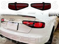 Stopuri LED Compatibile Cu Audi A4 B8 12-15 SEDAN Rosu Fumuriu LED Dinamice