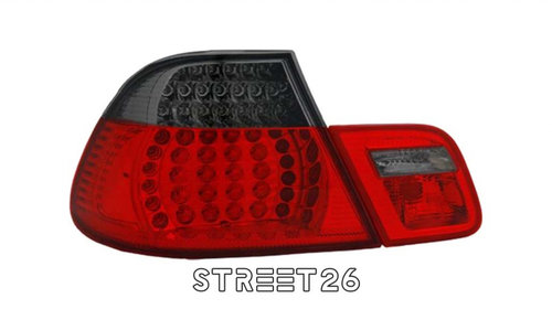 Stopuri LED Compatibile Cu BMW Seria 3 E46 04.03-06 Coupe Rosu Fumuriu