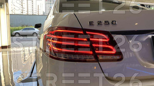 Stopuri LED Compatibile Cu Mercedes W212 E-CLASS 13-16 SEQ Rosu Alb LED