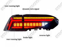 STOPURI LED CU DYNAMIC SEMNALIZARE TOYOTA Rav 4 2019-2023 SMK [V2]