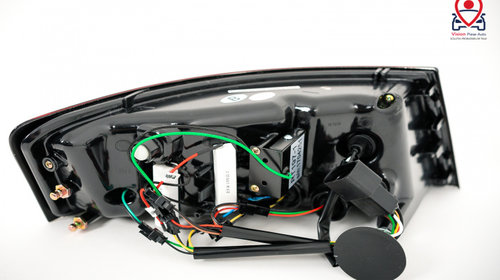 Stopuri LED Facelift Design Semnalizare Secventiala Tuning Audi A6 4G/C7 2010 2011 2012 2013 2014 TLAUA64F2R