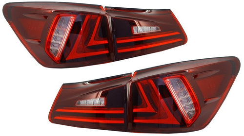 Stopuri LED LEXUS IS XE20 (2006-2012) Light Bar Facelift New XE30 Design Rosu Clar