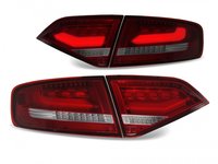 Stopuri LED pentru Audi A4 B8 (8K) model rosu-clar