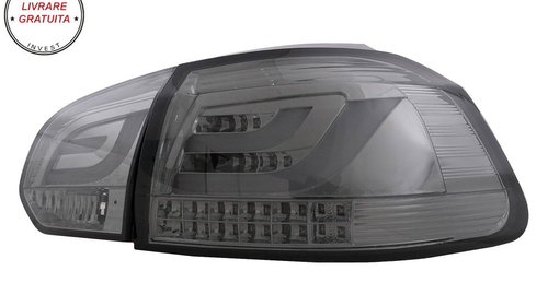 Stopuri LED VW Golf 6 VI (2008-2013) Tube Light Bar Fumuriu- livrare gratuita