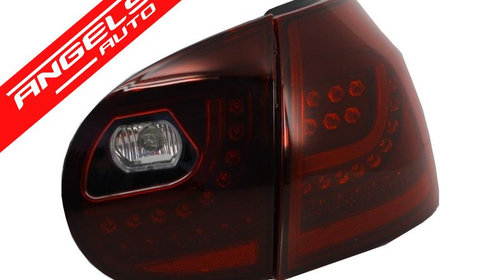 Stopuri LED VW Golf V 5 (2004-2009) Rosu Inchis