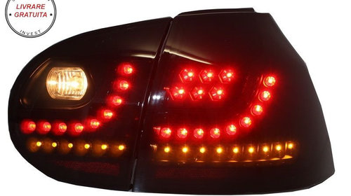 Stopuri LED VW Golf V 5 Fumuriu Negru Extrem Design Urban Style