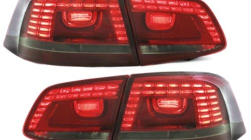 Stopuri LED VW Passat 3C GP Variant (2011-2015) Rosu / Fumuriu
