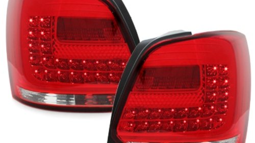 Stopuri LED VW Polo 6R (2009-2014) Rosu/Clar