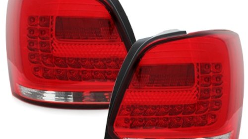 Stopuri LED VW Polo 6R (2009-2014) Rosu/Clar