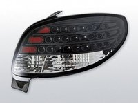 Stopuri Peugeot 206 model Negru pe LED