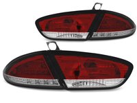 Stopuri Seat Leon 2009-2013 Rosu Alb pe LED