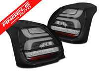 Stopuri SUZUKI SWIFT VI 17- Negru LED SEQ