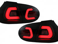 Stopuri TUBE LED BAR compatibil cu VW Golf 5 V (2004-2009) Negru Fumuriu Urban Style Tuning Volkswagen VW Golf 5 2003 2004 2005 2006 2007 2008 2009 TLVWG5LED