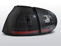 Stopuri VW Golf 5 Hatchback Negru pe LED