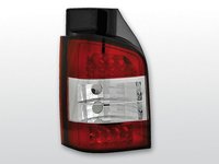 Stopuri VW T5 Rosu Alb pe LED