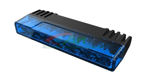 Stroboscop profesional 6 LED-uri NR6 Albastru Grila Politie SRI