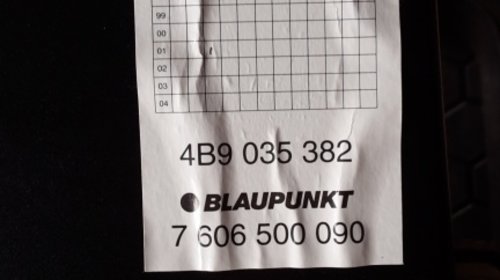 Subwoofer blaupunkt audi a6 combi 2001