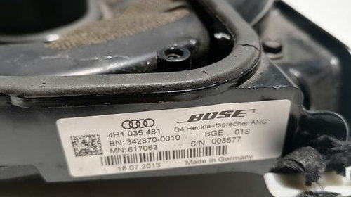Subwoofer Bose Audi A8 4H
