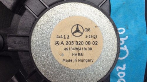 Subwoofer mercedes c class w203 A2038200802 OEM AS25