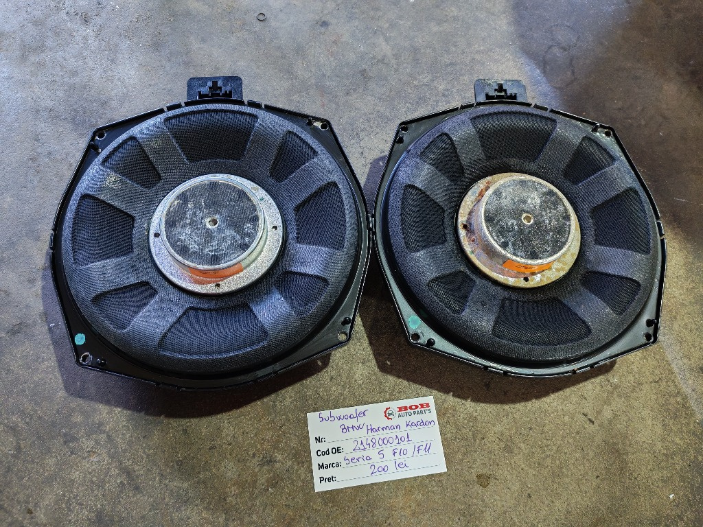 Subwoofer Sub Scaun BMW Seria 5 F10 F11 F07 Harman Kardon cod 2148000101