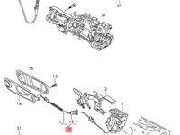 Sufa maner usa spate Volkswagen Passat CC (3C8) Berlina 2009 2.0 TDI OEM 3C8839085